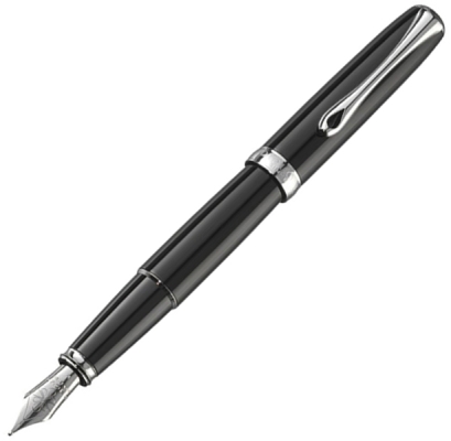 Stilou Excellence, A2 Black Lacquer, penita M, Diplomat