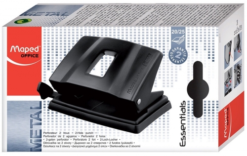 Perforator metalic 25 coli Essentials Maped
