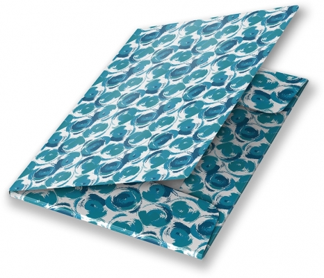 Mapa A4 carton plastifiat lucios, cu elastic, Blue Spirit