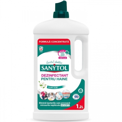 Dezinfectant haine flori albe, 1.2L, Sanytol