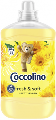 Balsam rufe, Coccolino Happy Yellow, 1700 ml