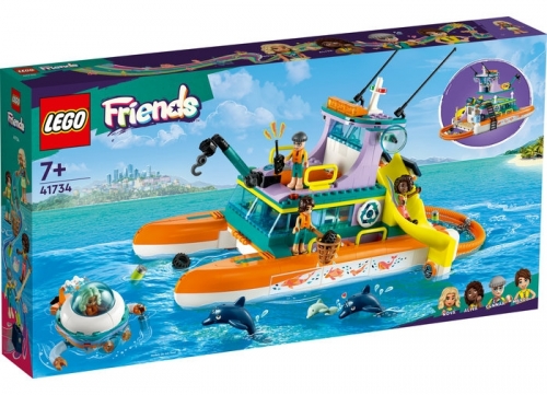 Barca de salvare pe mare 41734 LEGO Friends