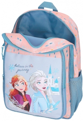 Ghiozdan scoala fete, Disney Frozen Believe in the Journey, 2 compartimente, multicolor