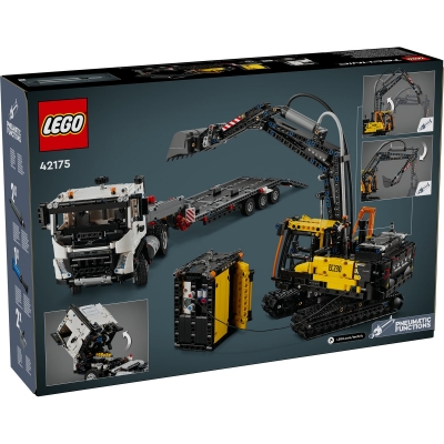 Camionul FMX si excavatorul electric de la Volvo 42175 LEGO Technic