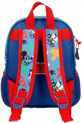 Ghiozdan gradinita baieti, Disney Mickey Peek a Boo, multicolor