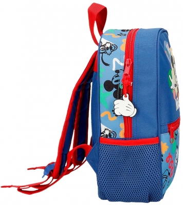 Ghiozdan pentru gradinita baieti, Disney Mickey Mouse Peek a Boo, adaptabil, multicolor