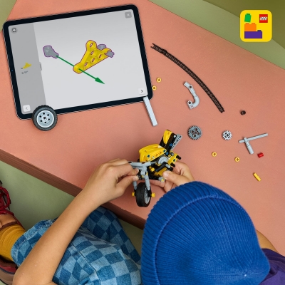 Motocicleta galbena 42225 LEGO Technic
