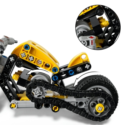 Motocicleta galbena 42225 LEGO Technic