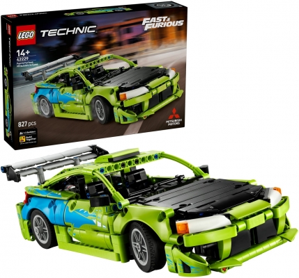 Masina Mitsubishi Eclipse din Fast and Furious 42229 LEGO Technic