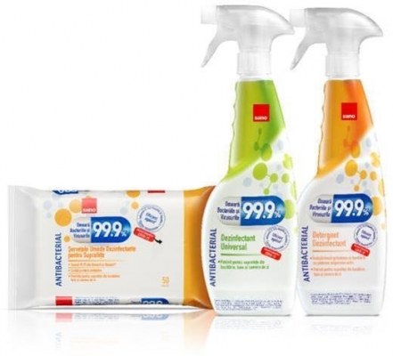 Detergent dezinfectant 99.9% impotriva grasimii si murdariei Sano