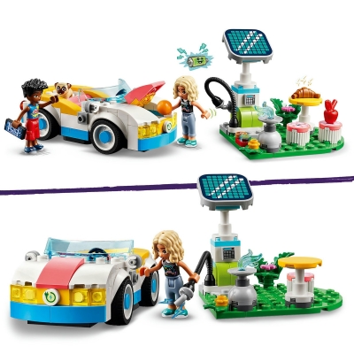 Masina electrica si statie de incarcat 42609 LEGO Friends