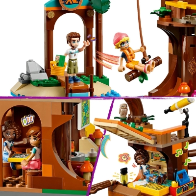 Casa din copac din tabara de aventuri 42631 LEGO Friends