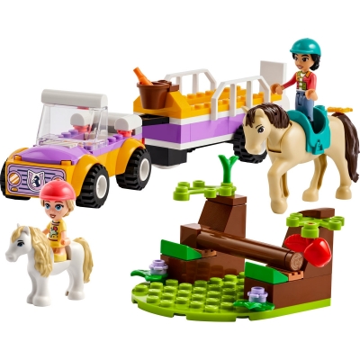 Remorca cu ponei si cal 42634 LEGO Friends