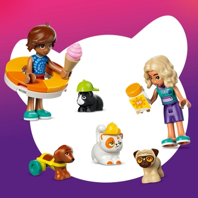 O zi distractiva in parcul acvatic 42676 LEGO Friends