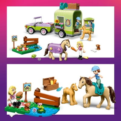 Remorca pentru cal si manz 42695 LEGO Friends
