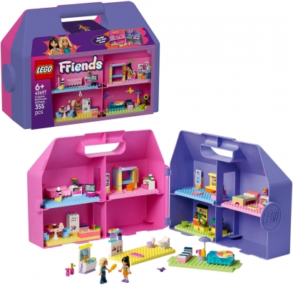 Valiza-casuta de papusi creativa 42697 LEGO Friends