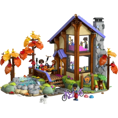Cabana primitoare in padure toamna 42705 LEGO Friends