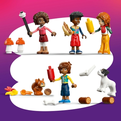 Cabana primitoare in padure toamna 42705 LEGO Friends