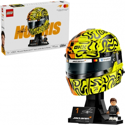 Casca lui Lando Norris McLaren Mastercard F1 Team 43023 LEGO Editions