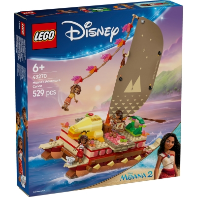 Canoea de aventura a Moanei 43270 LEGO Disney