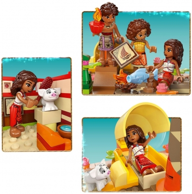 Canoea de aventura a Moanei 43270 LEGO Disney