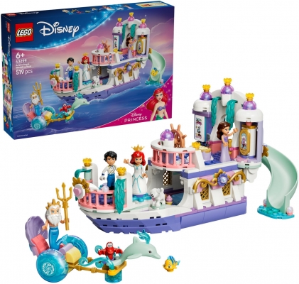 Barca nuntii regale a lui Ariel 43299 LEGO Disney Princess