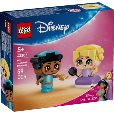 Miniprintesele Jasmine si Rapunzel 43303 LEGO Disney Princess