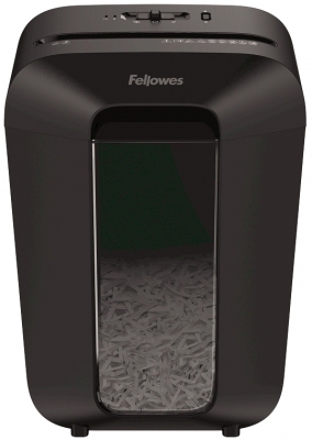 Distrugator documente Powershred LX70, 11 coli, cross-cut, negru Fellowes 