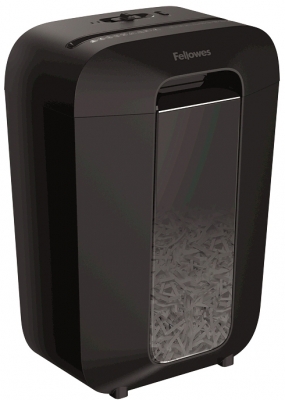 Distrugator documente Powershred LX70, 11 coli, cross-cut, negru Fellowes 