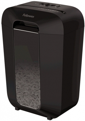 Distrugator documente Powershred LX70, 11 coli, cross-cut, negru Fellowes 