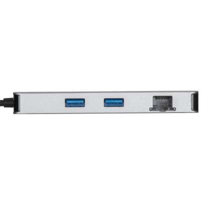 Targus Dock USB-C Dual HDMI 4K, 100W PowerDelivery Pass-Thru, 2x USB-A, 1x port fast charge, 1x SD/microSD, ethernet, gri