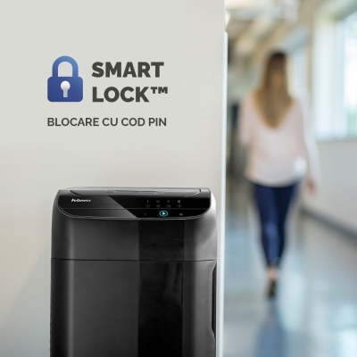 Distrugator documente automat, P5, 600 coli, micro cut, 83 litri, functionare continuu, AutoMax 600M Fellowes 