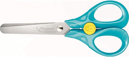 Foarfeca 13 cm, diverse culori, pe blister, Security Maped 