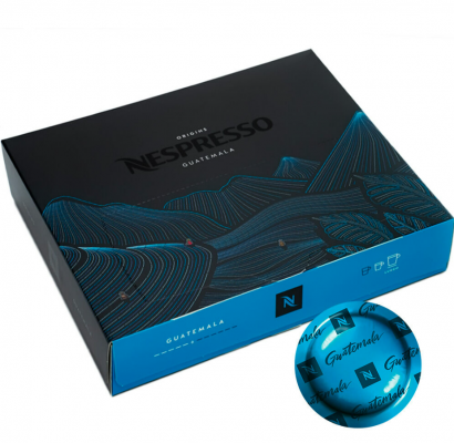 Cutie 50 capsule Cafea Nespresso Pro Origins Lungo Guatemala Renovation  