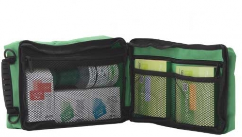 Trusa sanitara de prim ajutor, portabila, 1Aid Basic, Plum