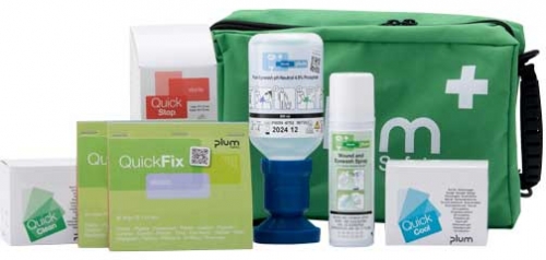 Trusa sanitara de prim ajutor, portabila, 1Aid Industrial, Plum