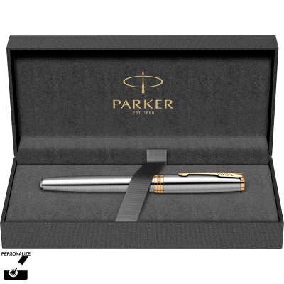 Stilou personalizat Stainless Steel GT Sonnet Royal Parker