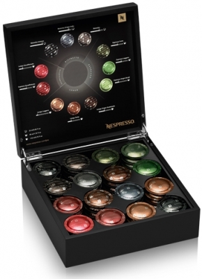 Caseta showcase prezentare 80 capsule Pro Nespresso