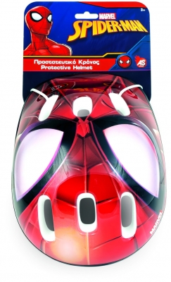 Casca de protectie pentru copii, model Spider-man, As Toys