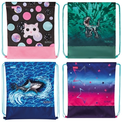 Sac sport mix Herlitz, fete baieti, 4 motive asortate