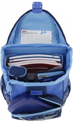 Ghiozdan Herlitz neechipat Ultralight, motiv Blue Shark