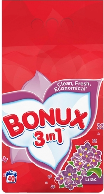Bonux Detergent automat 3 in 1 Lilac, 40 spalari, 4 kg 500861
