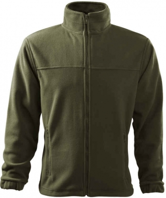 Jacheta fleece pentru barbati, 280 g/m2, military, Rock Safety 