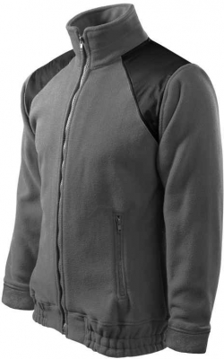 Jacheta fleece unisex, 360 g/m2, gri metalic, Rock Safety