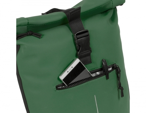 Rucsac Mart-New York Rolltop, verde inchis, New Rebels