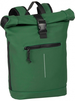Rucsac Mart-New York Rolltop, verde inchis, New Rebels