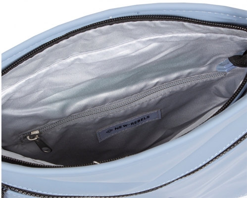 Rucsac Mart-Los Angeles Rolltop Mini, albastru deschis, New Rebels