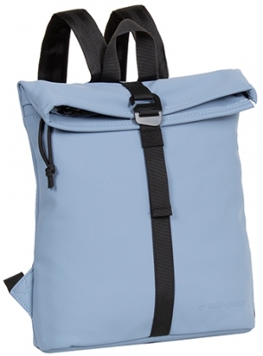 Rucsac Mart-Los Angeles Rolltop Mini, albastru deschis, New Rebels