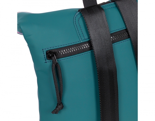 Rucsac Mart-Los Angeles Rolltop Mini, petrol, New Rebels