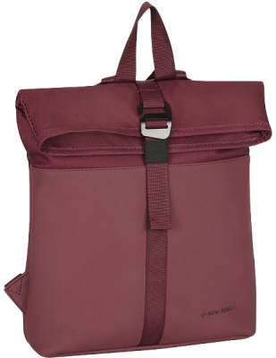 Rucsac Bruce Los Angeles Rolltop, New Rebels, burgundy